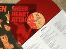 QUEEN Sheer Heart Attack RED Vinyl Virgin Records 205 LP coloured MINT condition