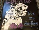 THE MISFITS - LIVE MY DARLING -PURPLE /  WHITE  SWIRL WAX  ( BLACK FLAG, NOFX, )