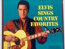 ELVIS PRESLEY- GREAT IMAGE ON THIS  BLACK LABEL COUNTRY FAVOURITES