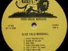 CLIVE FIELD MARSHALL Poor House Rockers WACKIE'S DJ ROOTS LP Hear