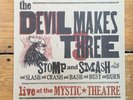 DEVIL MAKES THREE Stomp And Smash Live 2011 Milan Press OUT OF PRINT Black Vinyl