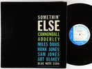 Cannonball Adderley - Somethin' Else LP - Blue Note Mono DG RVG Ear 47 W 63rd