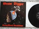 GRAVE DIGGER 1 x VINYL HEAVY METAL BREAKDOWN NOISE kreator