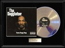 SNOOP DOGGY DOGG THA DOGGFATHER WHITE GOLD SILVER PLATINUM TONED RECORD LP ALBUM