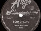 THE MONOTONES: Book of Love US ARGO 5290 78 Doo Wop Rock Reissue E