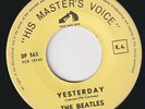The BEATLES * Dizzy Miss Lizzy b/w Yesterday * DRC CONGO Rare 45 *