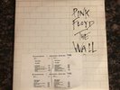Pink Floyd The Wall Promo Copy With Time Sheet