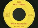 hear Country Bop Rockabilly 45 YORK BROTHERS Monday Morning Blues YORK