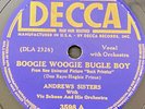 THE ANDREWS SISTERS Boogie Woogie Bugle Boy 1941 DECCA 3598 Original 78 RPM