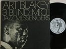 Art Blakey Three Blind Mice Original Saxophone Label Textured Cover Near Mint