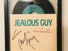 Roxy Music Jealous Guy SIGNED  By Bryan Ferry Rock n Roll hall of fame 3/29/19