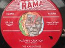 HEAR Valentines 45 Nature's Creation/My Story Of Love RAMA 208 doo wop R&B soul