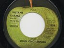 John Lennon One-sided U.S. Promo Instant Karma Beatles