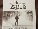 Rare The Defects Riot Free Zone Blue Vinyl Limited Edition   Belfast Punk