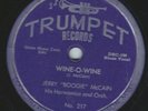 RARE ORIGINAL BLUES 78 JERRY BOOGIE McCAIN, TRUMPET 217