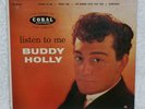 BUDDY HOLLY Listen To Me CORAL Label 1958 Extended Play EC 81169 Super Nice