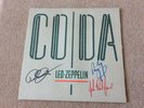 Led Zeppelin Coda Signed Vinyl Album