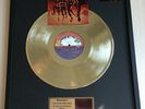 Kiss - Destroyer FRAMED LP METALIZED GOLD VINYL RECORD WITH METAL PLAQUES