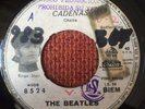 THE BEATLES-CHILE  PROMO SINGLE WHITE LABELS ODEON WITH FACES RINGO '65