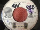 THE BEATLES-CHILE  PROMO SINGLE WHITE LABELS ODEON WITH FACES GEORGE 45