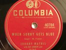JOHNNY MATHIS 78 RPM (1956) 