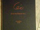 LIVRE ;Leo Ferré, Photos de marc TOURNAND; Leo, Il Est Six Heures Ici  (TBE)