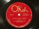 JAZZ CLARENCE WILLIAMS' BLUE FIVE EVA TAYLOR Shake That Thing OKEH 8267