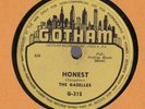 Orig THE GAZELLES Honest / Pretty Baby, Baby  78 Gotham G-315 R&B Doo Wop