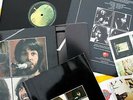 BEATLES LET IT BE BOX SET RED APPLE COVER + UK GET BACK BOOK +Apple Poster