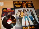 RARE URIAH HEEP LP--GOLDENER LÖWE RTL + POSTER im GUTEN GEBRAUCHTEN ZUSTAND