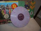Beatles Sgt Peppers Hearts Club Band Colored Vinyl Album Shrink Sticker Lp White