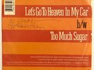 BRIAN WILSON Let's Go To Heaven In My Car AUTOGRAPHED PROMO 45 Sire Beach Boys