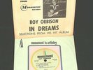Roy Orbison 33 EP MONUMENT MSP-003 In Dreams w/ PS Sleeve 1963