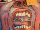 KING CRIMSON IN THE COURT OF THE CRIMSON KING, GERMAN PINK RIM SUNRAY