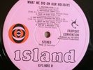 Fairport convention LP What we did on our holidays UK Pink Island 1st press   
