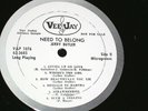 Jerry Butler LP VJ 1076 Need To Belong PROMO COPY MONO 1963