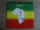 Black Survivors Famine Vinyl LP mint british Roots Reggae Rastafari Dub Rarity
