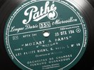 FERNAND OUBRADOUS Mozart a Paris RECORD 4 french 1956 pathe DTX 194 FD LP