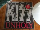 KISS RARE REVENGE WHITE UNHOLY 12” LP SINGLE W/DOWN ON YOUR KNEES.IMPORT VINYL.