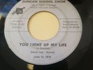 Black gospel Choir You Light Up My Life Soul  gary indiana 45 record staff funk