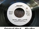 ? DALTON JAMES & SUTTON promo 'Run Baby' NM + COVER RARE Northern Soul 45