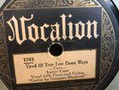 LEROY CARR & SCRAPPER BLACKWELL VOCALION 1261 BLUES 78 RPM V/V+