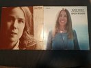 2 Kate Wolf LP's ?Back Roads & Lines On The Paper - Folk Kaleidoscope Records NM