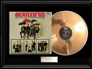 THE BEATLES  '65 RARE FRAMED LP GOLD METALIZED RECORD ALBUM 1965  NON RIAA