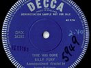 Billy Fury  - Time has come- single sided demo