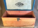 Triad Portable Case Corp. Bronx NY Double 45 Record Carrying Case Box Vintage