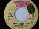 Folk Country 45 TOWNES VAN ZANDT Waitin' Around To Die POPPY VG+ promo HEAR