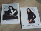 Michael Jackson genuine signed photo x 2