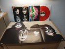 KISS DYNASTY 70s LP MINT- RED VINYL + Rare Poster