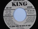 Country Bopper 45 BOBBY ROBERTS I'm Gonna Comb You Outta My Hair KING promo HEAR